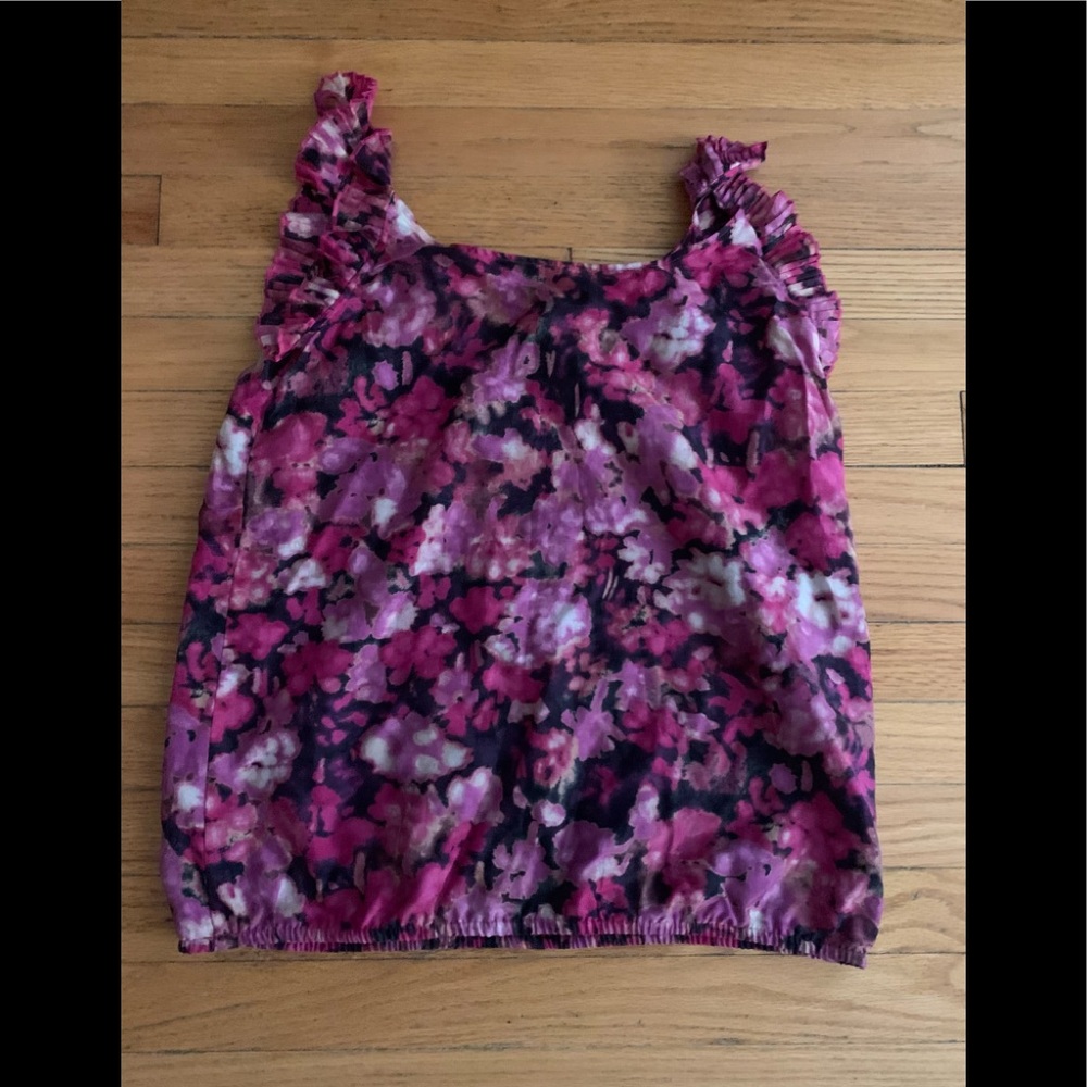 LOFT Floral Tank Medium NEW